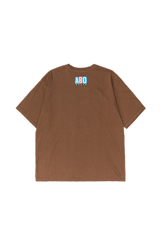 AbO Skipping Tee Brown