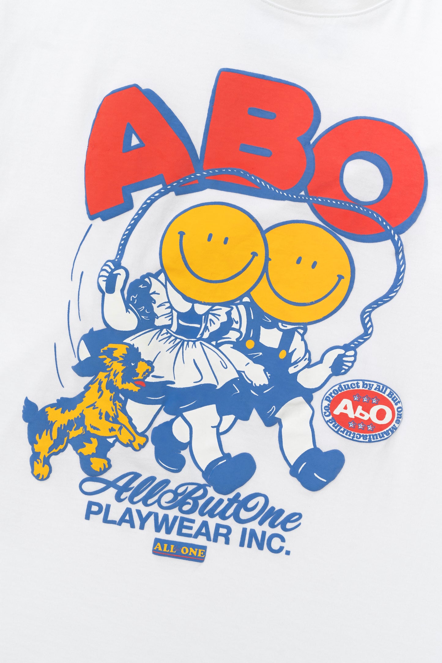 AbO Skipping Tee White