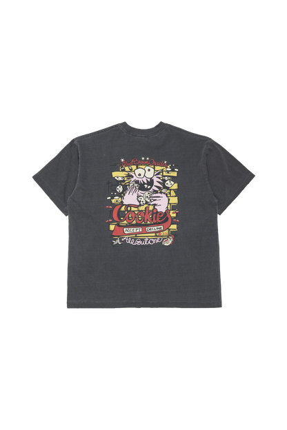 AbO Acid Tee Washed Black