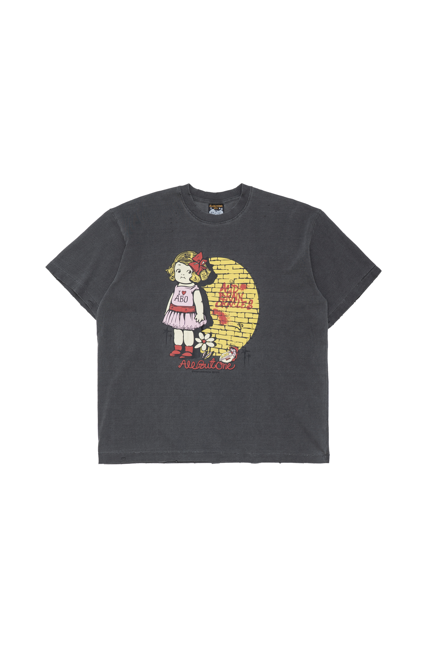 AbO Acid Tee Washed Black