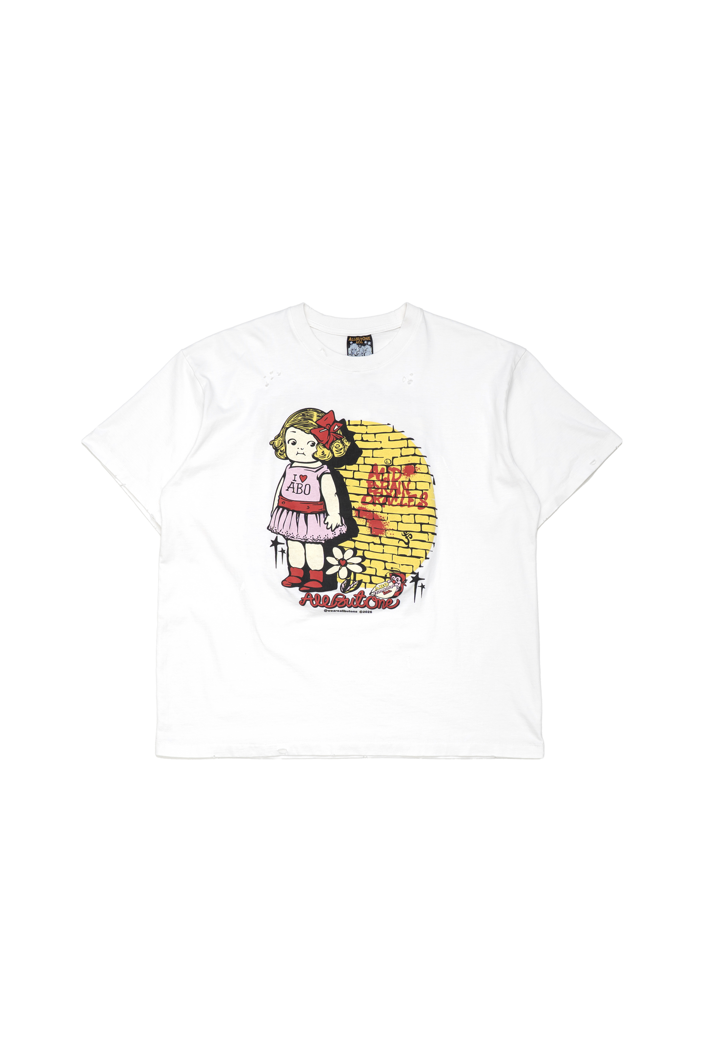 AbO Acid Tee White
