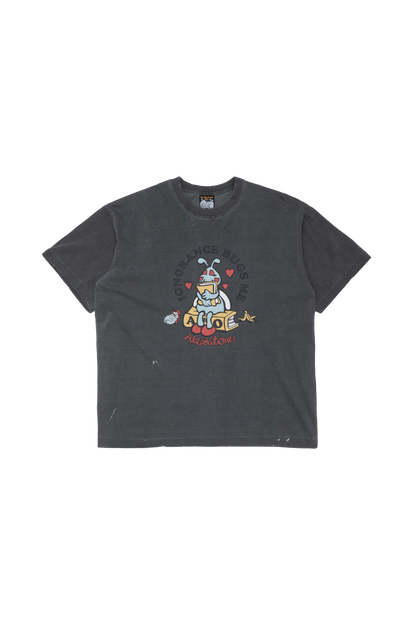 AbO Bugs Tee Washed Black