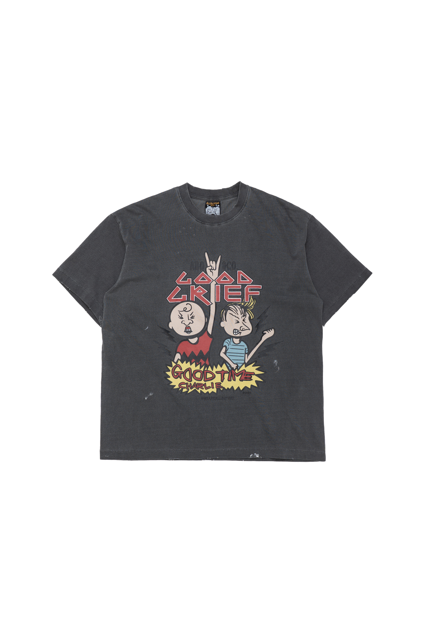 AbO Good Tee Washed Black