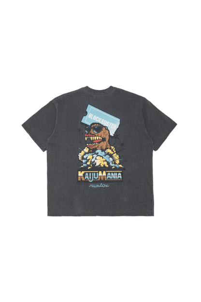 AbO Kaiju Tee Washed Black