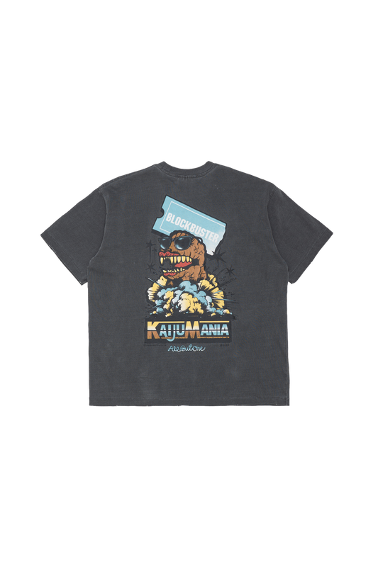 AbO Kaiju Tee Washed Black