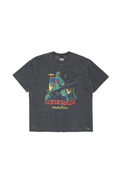 AbO Kaiju Tee Washed Black