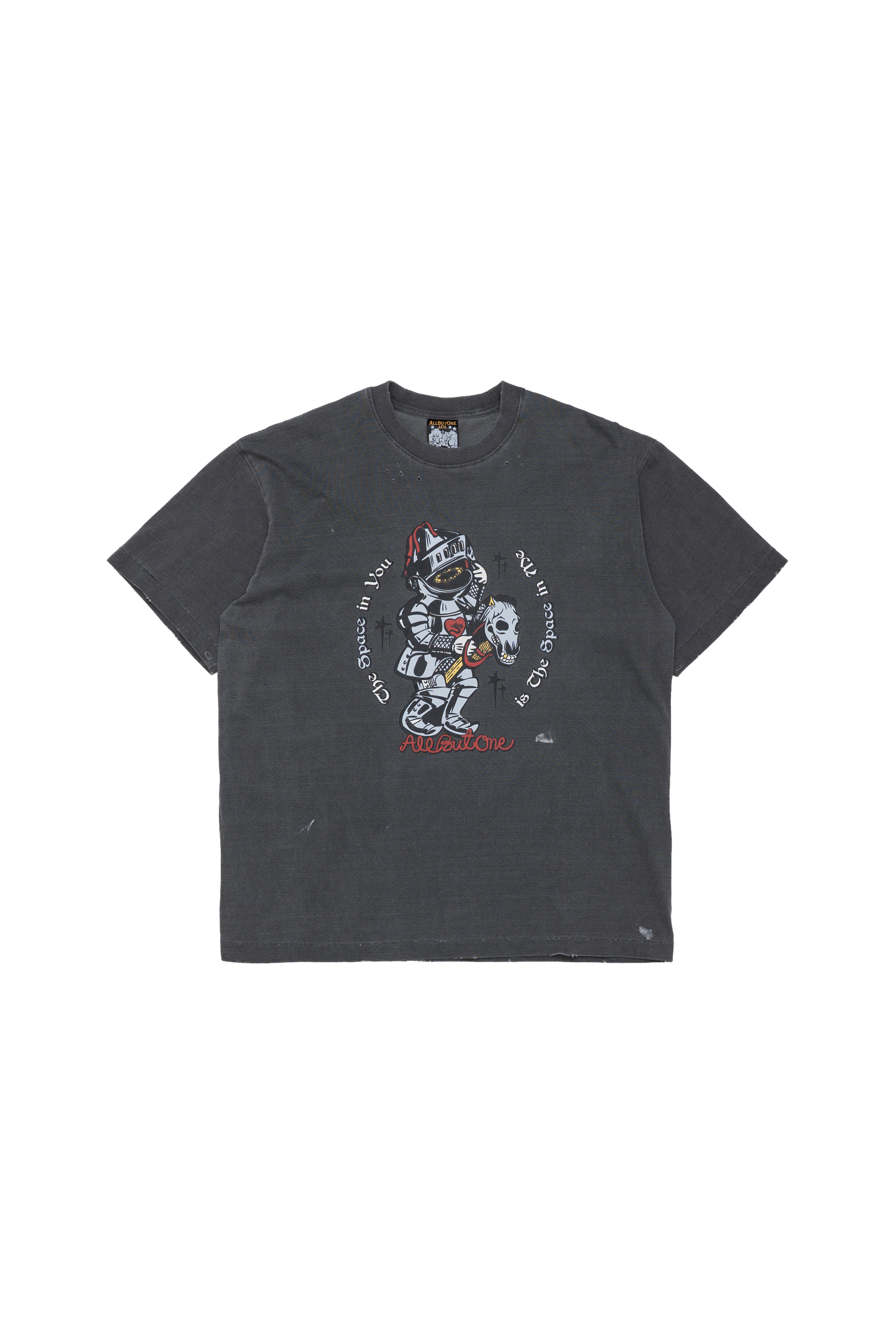 AbO Kingdom Tee Washed Black