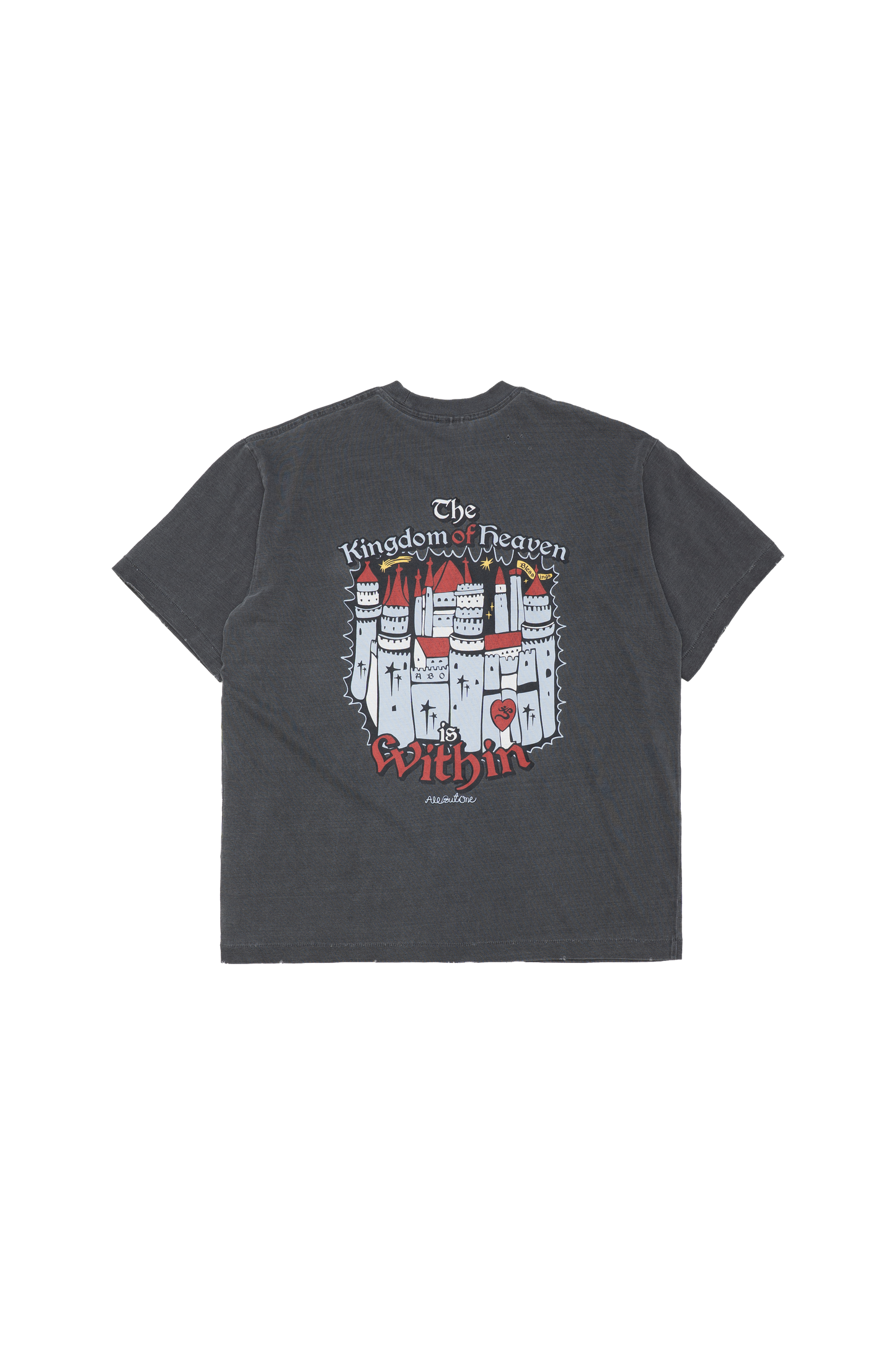 AbO Kingdom Tee Washed Black