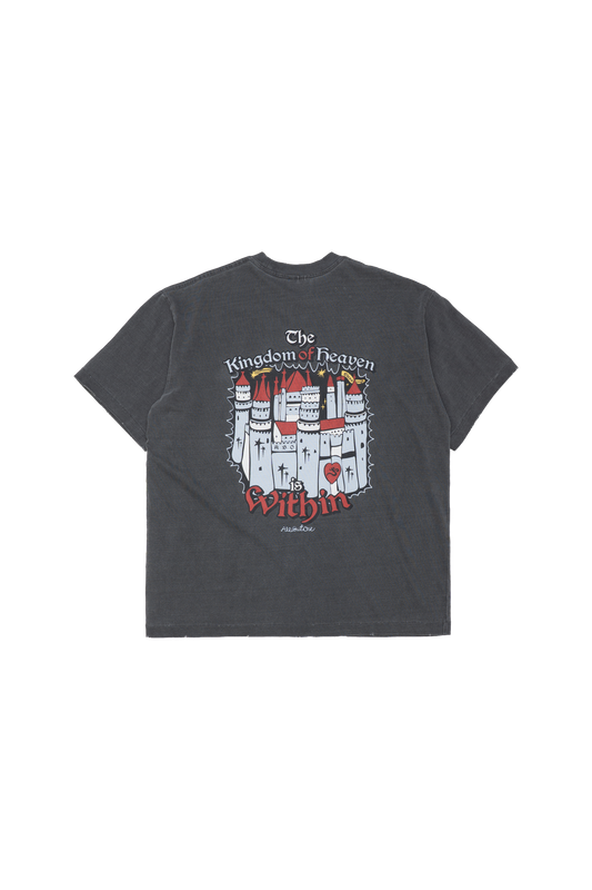 AbO Kingdom Tee Washed Black