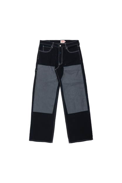 AbO Penny Double Knee Black Canvas