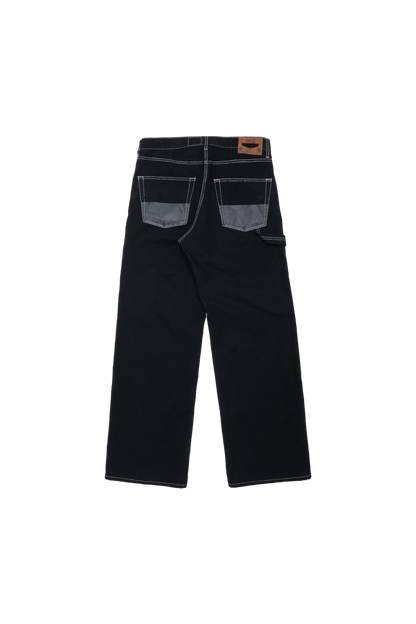 AbO Penny Double Knee Black Canvas