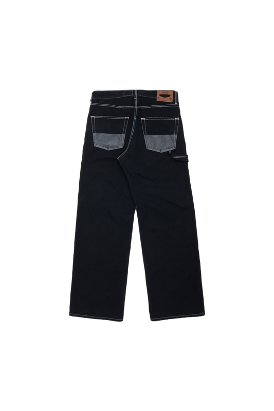 AbO Penny Double Knee Black Canvas