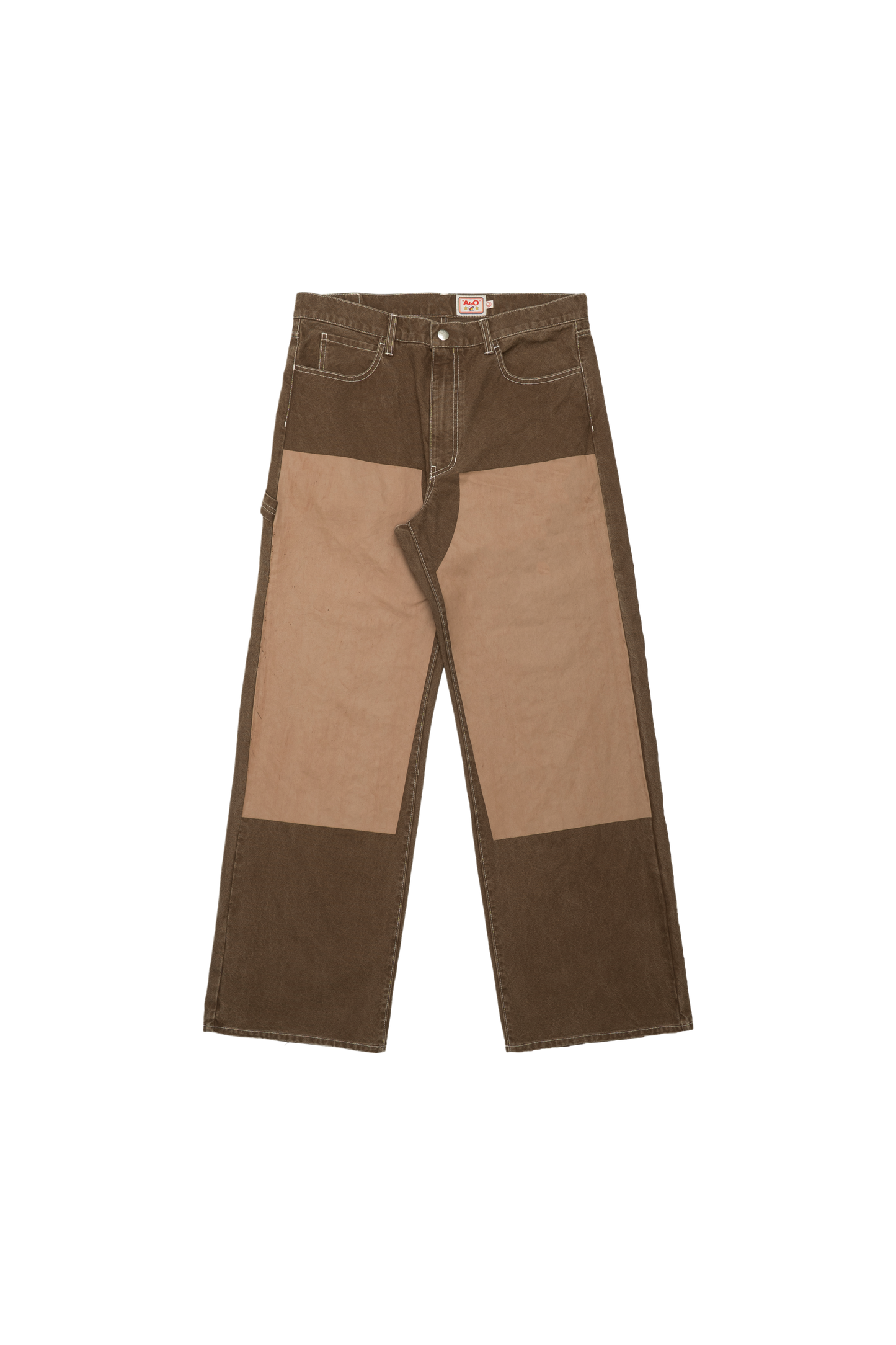 AbO Penny Double Knee Brown Canvas