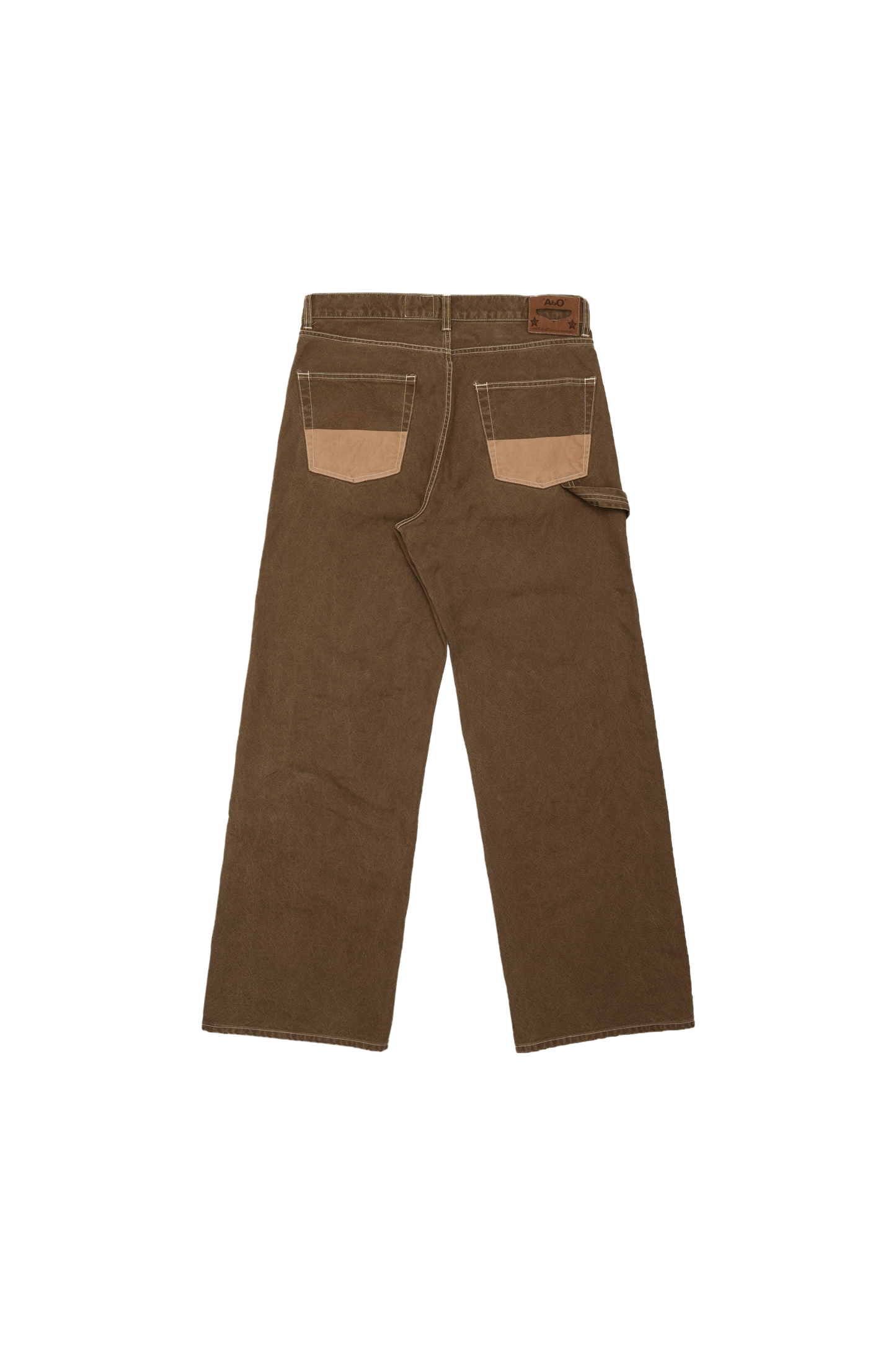 AbO Penny Double Knee Brown Canvas