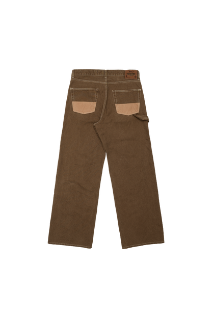AbO Penny Double Knee Brown Canvas