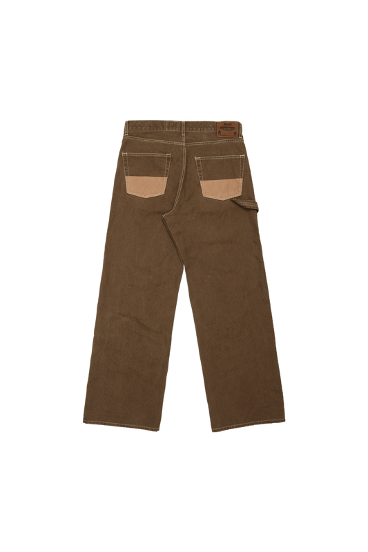 AbO Penny Double Knee Brown Canvas
