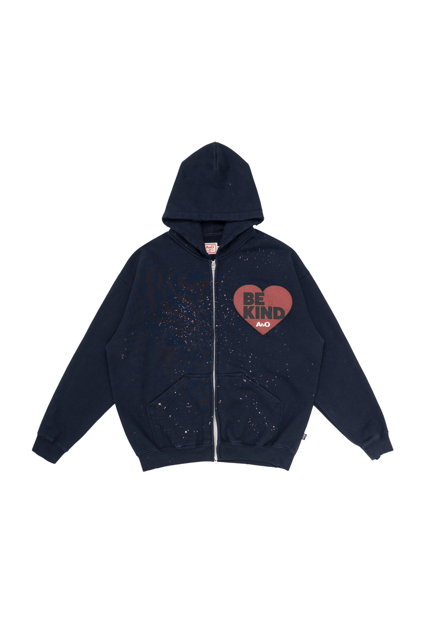 AbO Kind Zip Hoodie Cop Blue