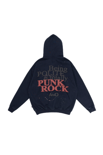 AbO Kind Zip Hoodie Cop Blue