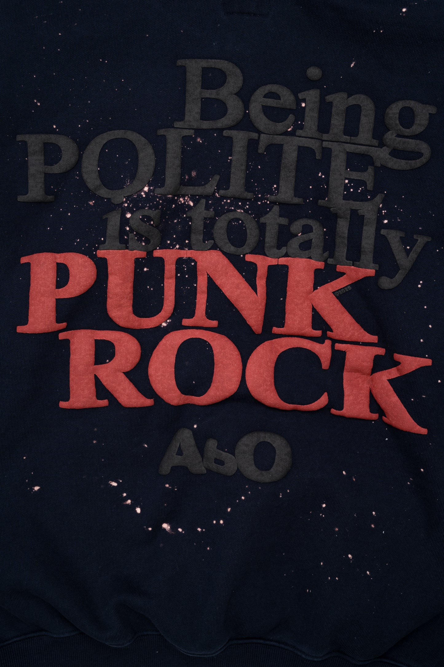 AbO Kind Zip Hoodie Cop Blue