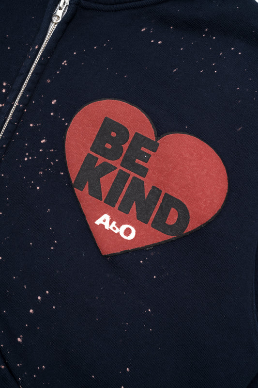 AbO Kind Zip Hoodie Cop Blue