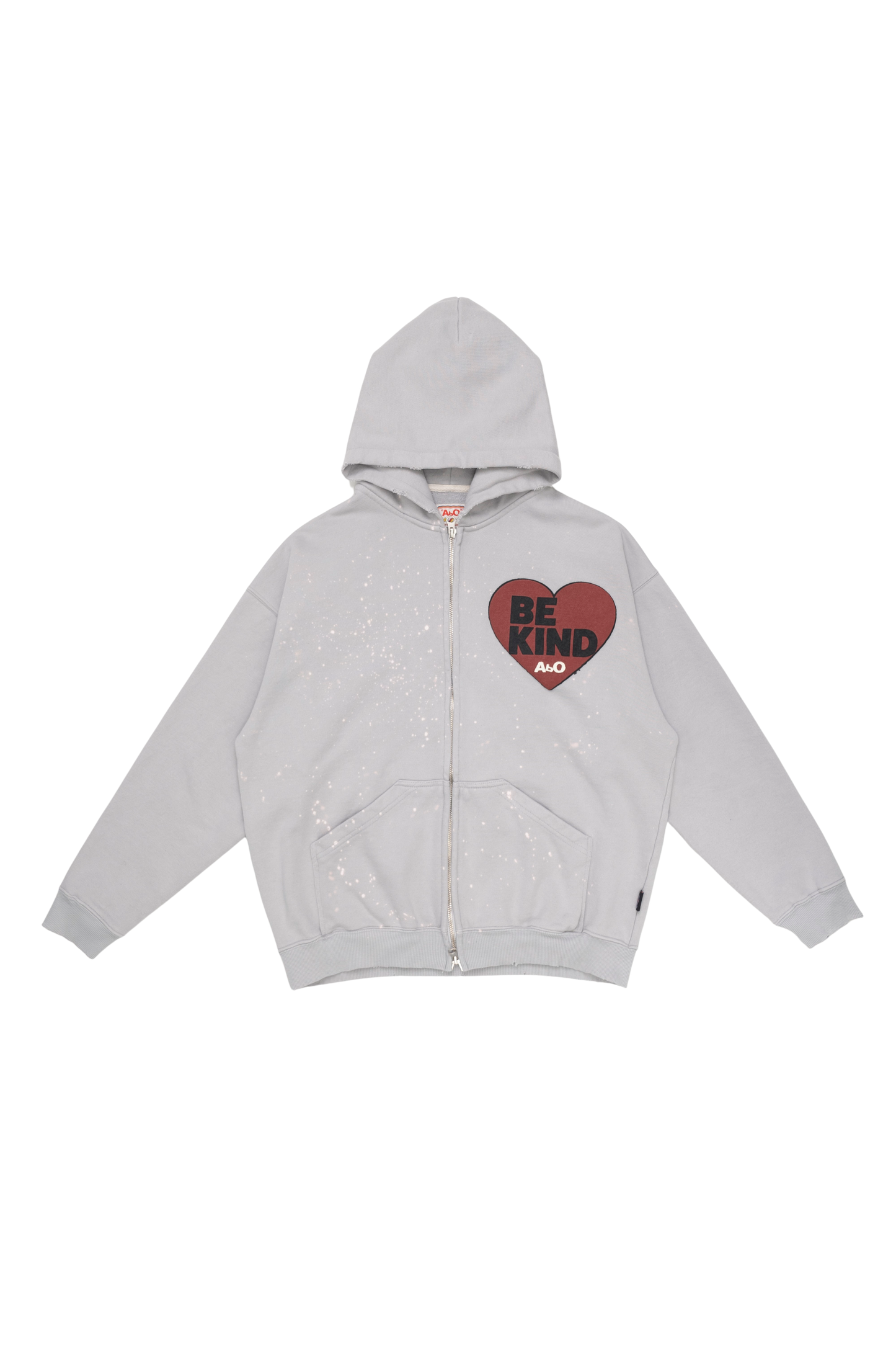 AbO Kind Zip Hoodie Pearl