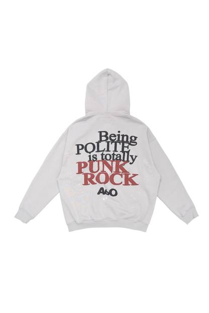 AbO Kind Zip Hoodie Pearl