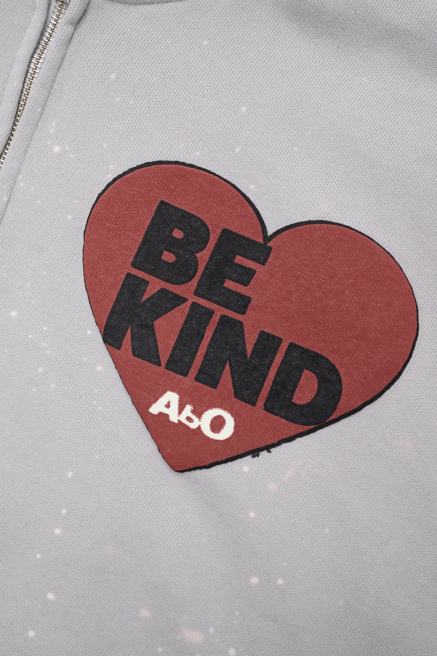 AbO Kind Zip Hoodie Pearl