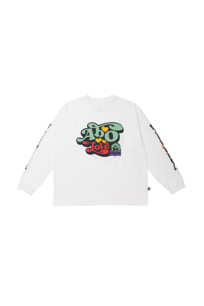 AbO Love Long Sleeve White