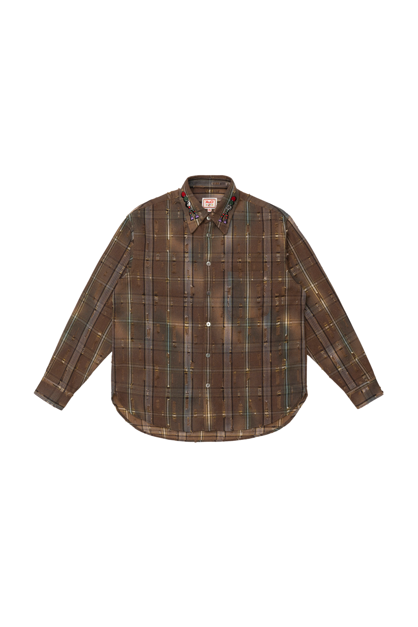AbO Love Button Up Shirt Almond