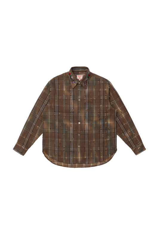 AbO Love Button Up Shirt Almond