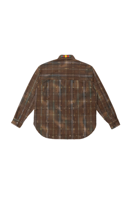 AbO Love Button Up Shirt Almond