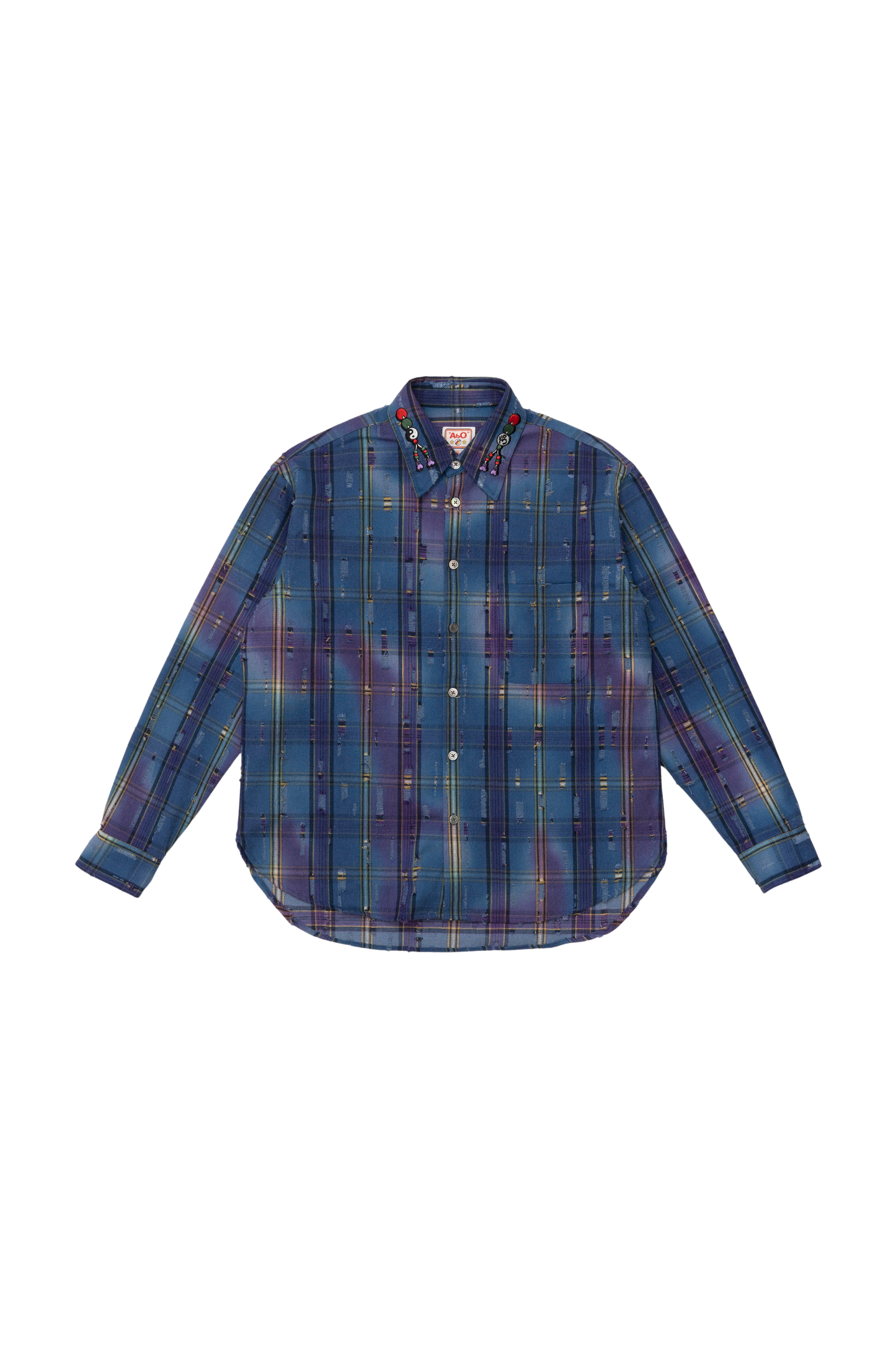 AbO Love Button Up Shirt Lavender