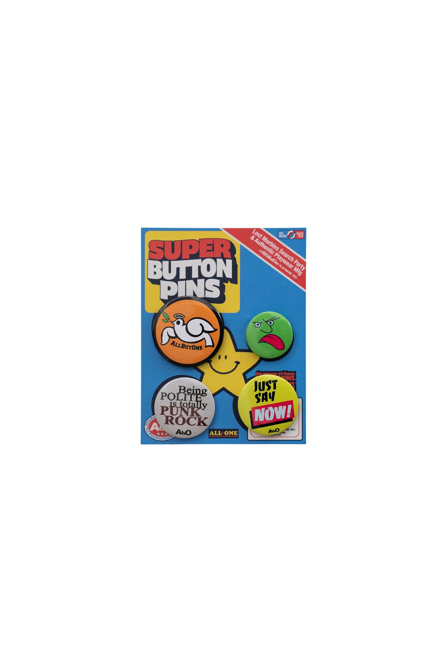 AbO Polite Pack Button Pins