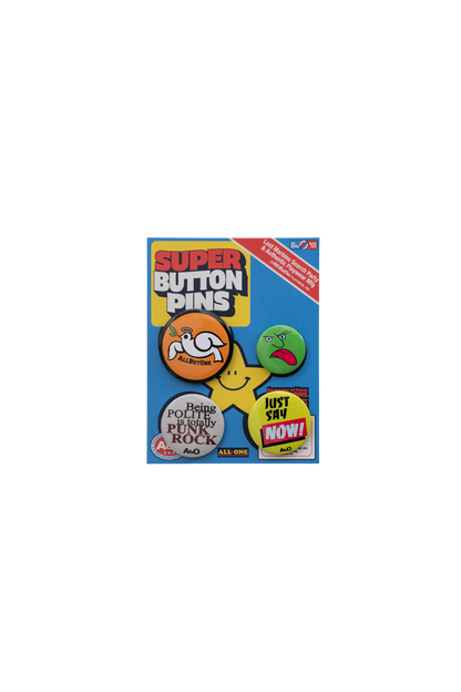 AbO Polite Pack Button Pins