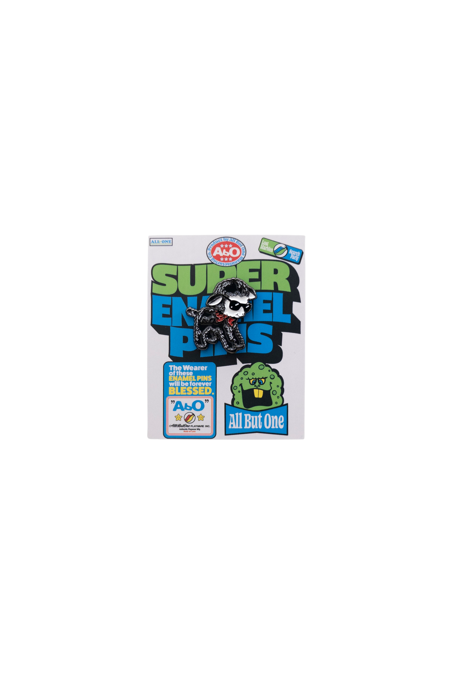 AbO Sheep Enamel Pin