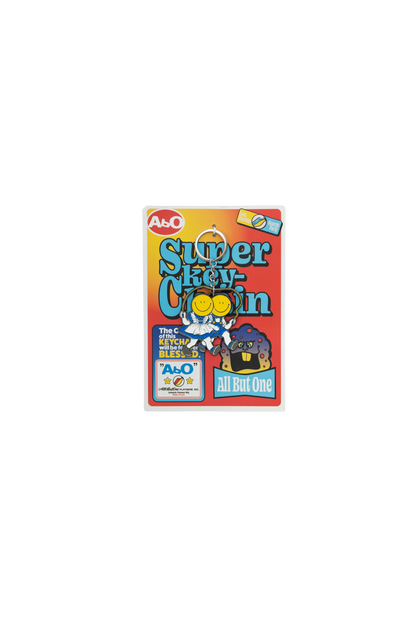 AbO Skipping Metal Keychain