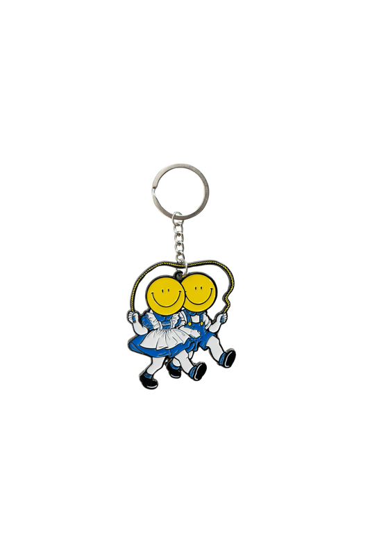 AbO Skipping Metal Keychain