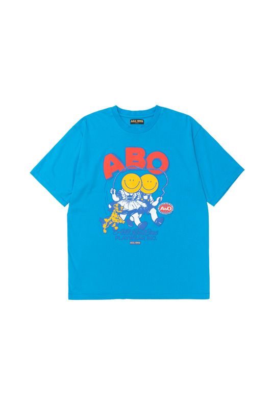 AbO Skipping Tee Blue