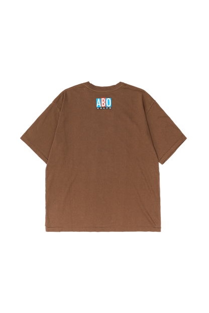 AbO Skipping Tee Brown
