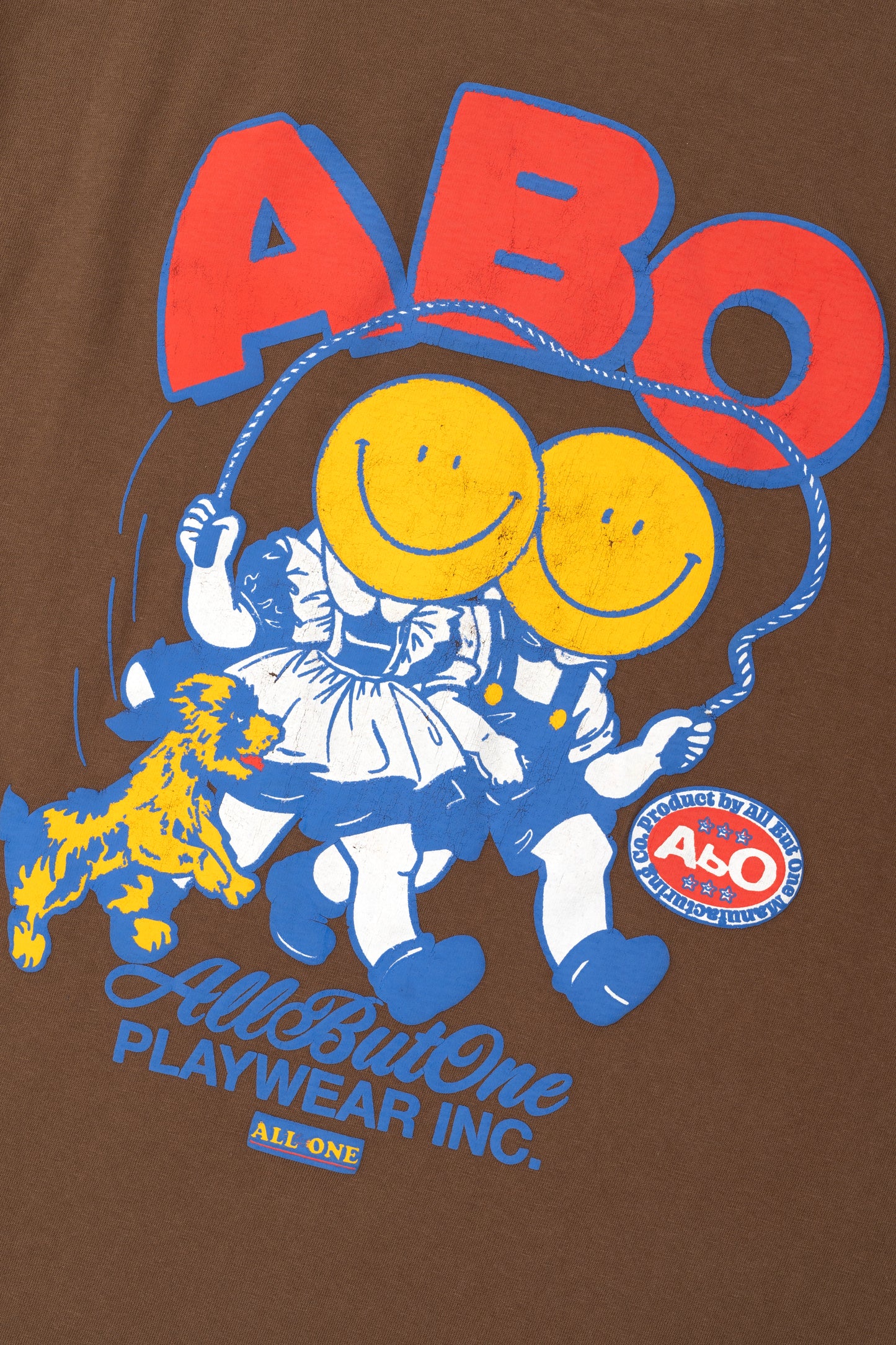 AbO Skipping Tee Brown