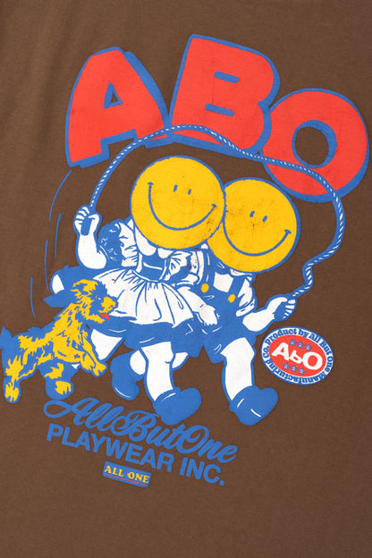 AbO Skipping Tee Brown