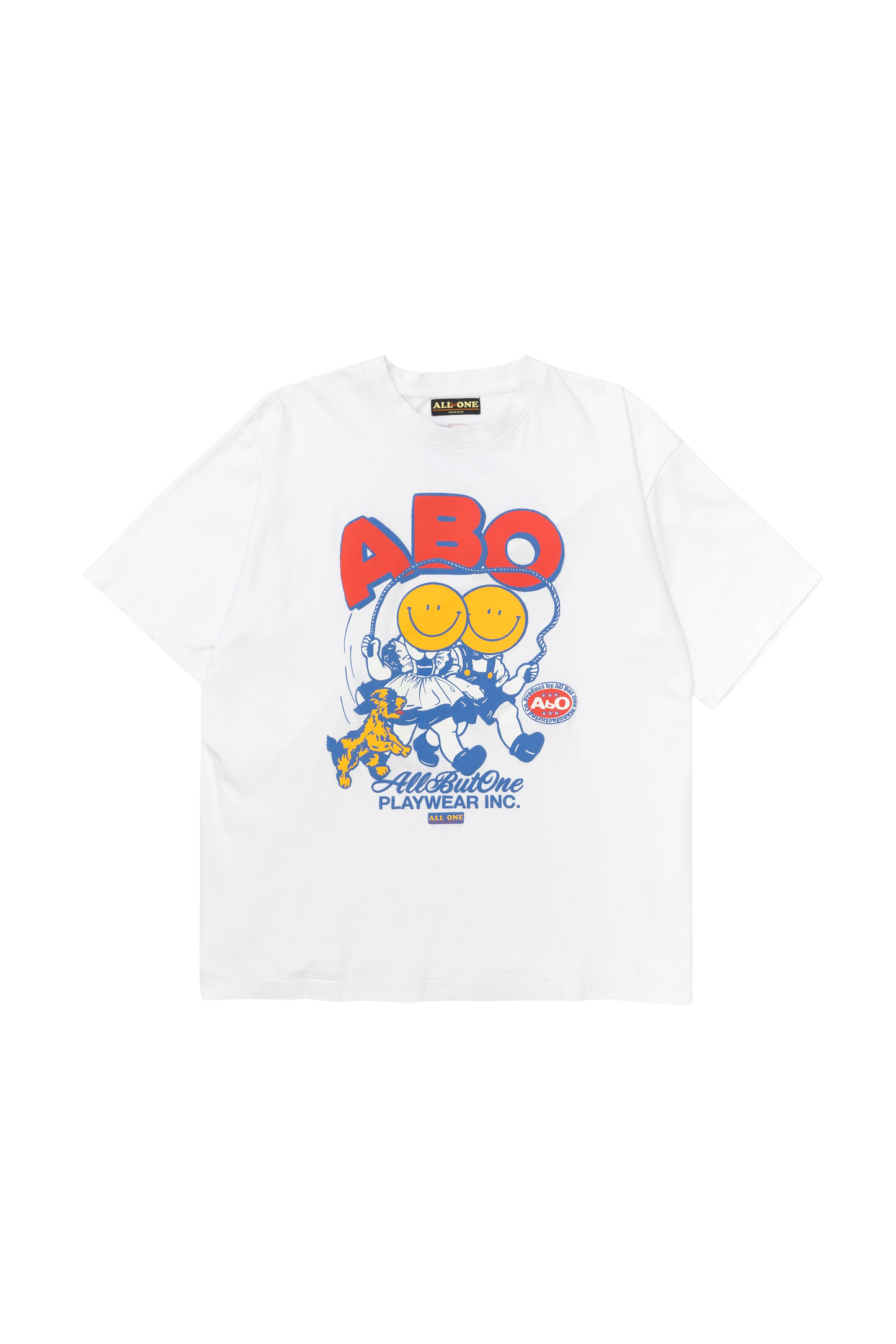 AbO Skipping Tee White