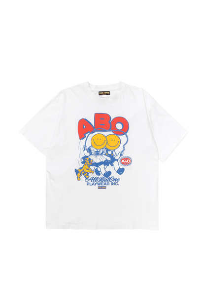 AbO Skipping Tee White