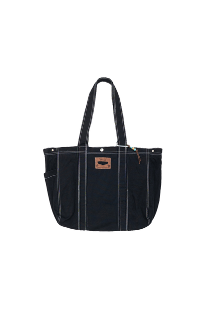 AbO Canvas Tote Bag Black Canvas