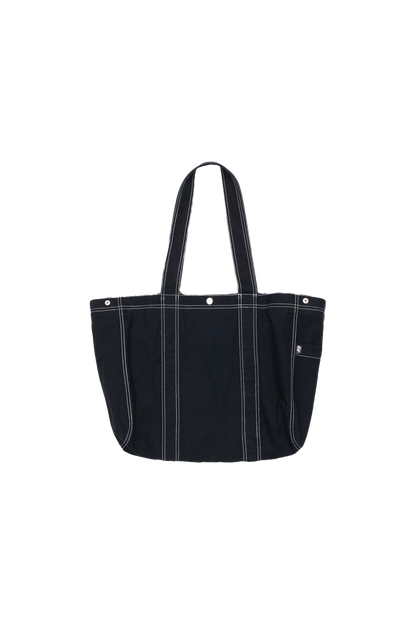 AbO Canvas Tote Bag Black Canvas