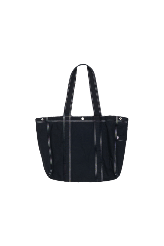 AbO Canvas Tote Bag Black Canvas