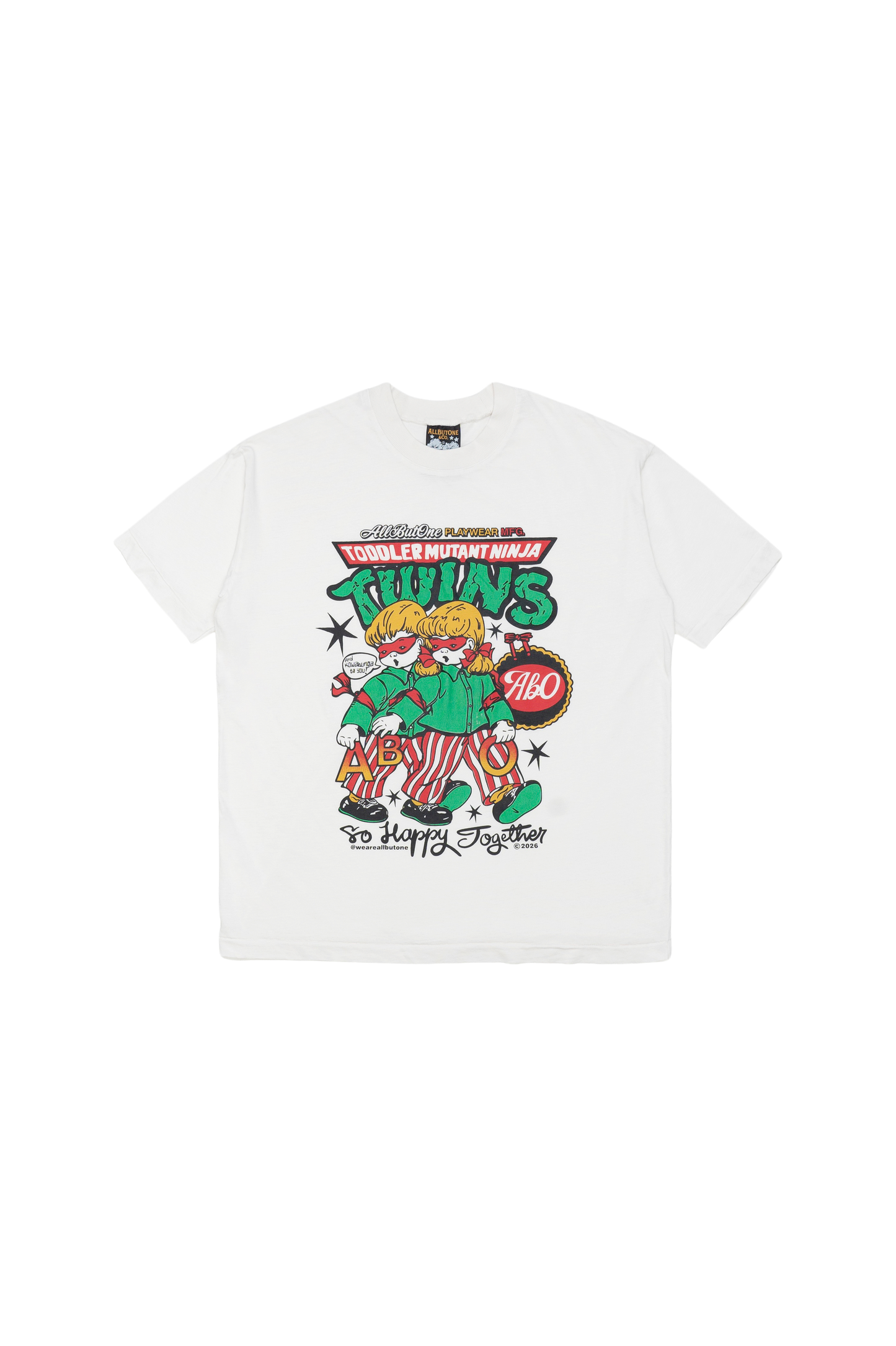 AbO Twin Tee White
